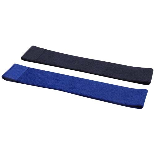 Bandes de résistance publicitaires 2 pièces avec pochette Grip Marine et Bleu royal